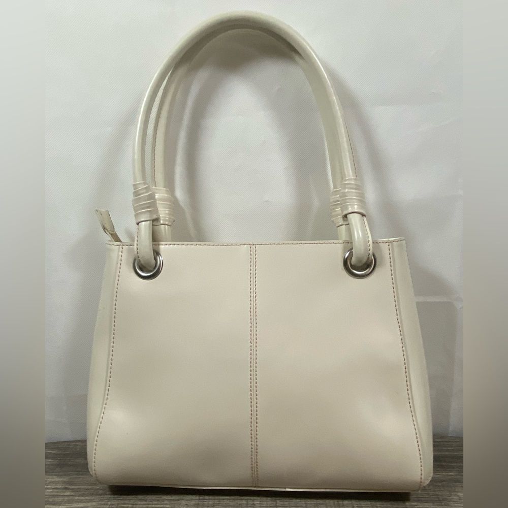 WILSONS LEATHER Genuine Leather Cream Handbag - Picture 2 of 10